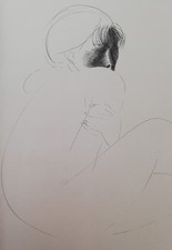 emilio greco disegno usato  Castellammare di Stabia