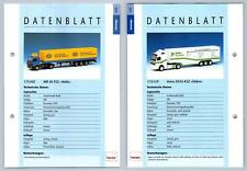 MB SK PSZ / Volvo FH16 KSZ #399/400 Sattelzuge - Folha de dados Herpa comprar usado  Enviando para Brazil