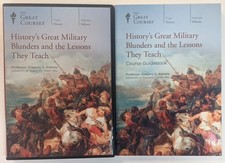 GREAT COURSES History's Great Military Blunders and the Lessons They Teach DVDs, usado comprar usado  Enviando para Brazil