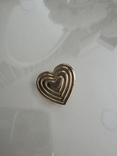 Gold tone heart for sale  CANVEY ISLAND