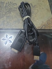 Adaptador conversor 6 pés HDMI macho para VGA macho cabo 1080P para monitor de PC HDTV  comprar usado  Enviando para Brazil