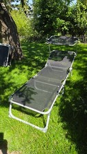 Gartenliegen klappbar grau gebraucht kaufen  Freital
