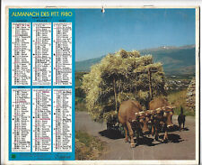 Almanach ptt calendrier d'occasion  L'Arbresle