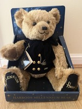 Harrods millennium teddy for sale  LITTLEHAMPTON