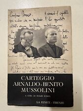 Carteggio arnaldo benito usato  Torre di Mosto