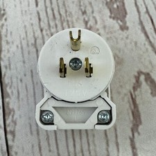 Plugue angular de lâmina reta industrial branco EATON 15A 125V comprar usado  Enviando para Brazil