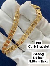 9ct gold curb for sale  HORNCHURCH