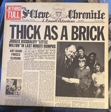 JETHRO TULL Thick As A Brick REPRISE MS-2072 LP NM vinyl & booklet (loose) comprar usado  Enviando para Brazil