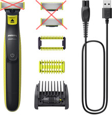 Używany, PHILIPS OneBlade QP2824/30 5-w-1 golarka do twarzy i ciała na sprzedaż  PL