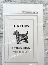 Catto aberdeen whisky for sale  TEDDINGTON