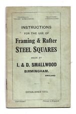 Instructions use framing for sale  BERKHAMSTED