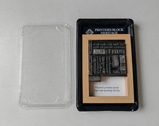 Vintage printer block for sale  OLDHAM
