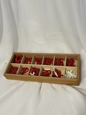 Montessori movable numbers for sale  SEVENOAKS