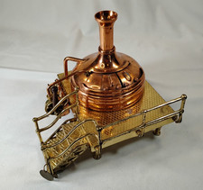 Mini chaleira antiga de cerveja de bronze cobre na plataforma modelo amostra 1936 comprar usado  Enviando para Brazil