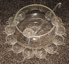 14pc glass punch for sale  Caldwell