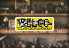 Usado, Eelco Logotipo Original Água Slide Decalque Hot Rod Flathead Ford ligação pedel Tanque comprar usado  Enviando para Brazil