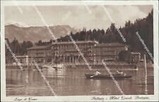 Ba514 cartolina lago usato  Tramonti