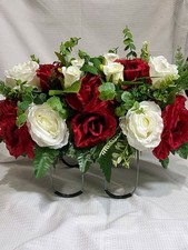 Artificial cemetery flower for sale  Stem