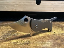 Faca de bolso Spyderco Knives Pochi Frame Lock titânio S45VN aço inoxidável sem caixa comprar usado  Enviando para Brazil