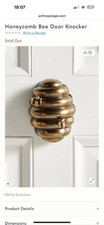 Beehive door knocker for sale  LONDON