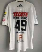 Camiseta Brasil RONALDINHO Queretaro Liga MX RARA Futebol Brasil GRANDE, usado comprar usado  Enviando para Brazil
