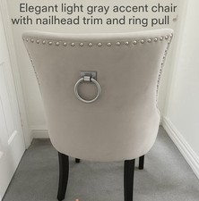 Studded accent chair for sale  LONDON