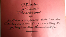 Meß urkunde jahr gebraucht kaufen  Schorndorf