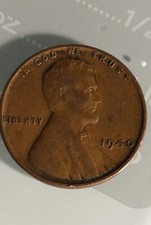 1940 Wheat Penny - Sem Mint Mark Rare 1 Cent Coin - Bela Moeda Frete Grátis comprar usado  Enviando para Brazil