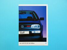 Prospekt / Katalog / Broschüre - VW Golf III - GTI und GTI 16V - Edition - 01/95, usado comprar usado  Enviando para Brazil