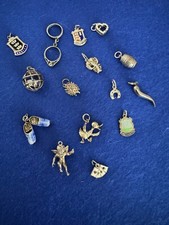 Vintage silver charms for sale  EXMOUTH