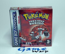 Używany, Pokémon versione Rubino (GBA) - ITALIANO - Nuovo  SIGILLATO - 2003 na sprzedaż  Wysyłka do Poland