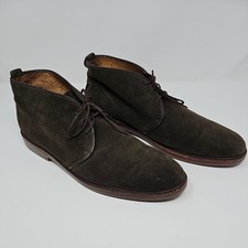 Botas da moda masculinas COACH verde camurça tamanho 13 D renda chukka comprar usado  Enviando para Brazil