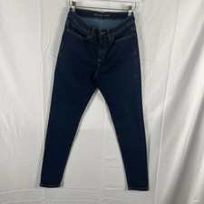 Jeans skinny feminino Michael Kors tamanho 8 azul escuro lavagem Izzy comprar usado  Enviando para Brazil