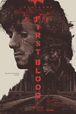 Rambo canvas poster for sale  MANCHESTER