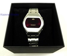 Relógio de pulso Working Mans Orient TouchTron LED digital vintage c1980 e caixa comprar usado  Enviando para Brazil