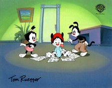 Animaniacs-Yakko/Wakko/Dot-Original Cel-Variety Speak-Signed Ruegger comprar usado  Enviando para Brazil