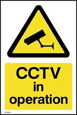 Cctv operation sign for sale  WARE
