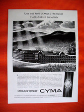 Press cyma watch d'occasion  Expédié en Belgium