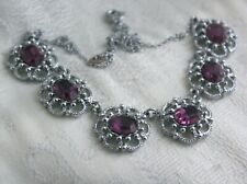 Vintage necklace silver for sale  POOLE