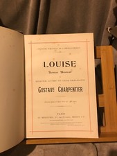 Gustave charpentier louise d'occasion  Rennes