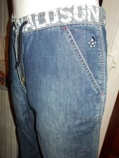 Vintage pantalon jeans d'occasion  France