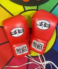 Luvas de boxe vermelhas Pro Mex Sparring/Bag/training Title 14 oz comprar usado  Enviando para Brazil
