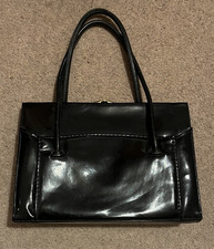 Vintage black patent for sale  EDINBURGH