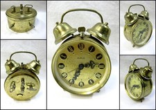 Relógio despertador de cabeceira KIPLE ouro chave ferida década de 1970 (feito na Alemanha) comprar usado  Enviando para Brazil