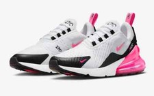 Air Max 270 Feminino Tamanho 6 Branco/Hiper Rosa-Preto-Branco AH6789-127 Frete Rápido comprar usado  Enviando para Brazil