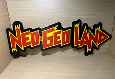 LEIA INFORMAÇÕES - NEO GEO LAND Logo Poster em Madeira - Tela de Parede Aes mvs cd comprar usado  Enviando para Brazil