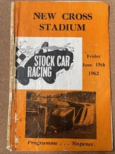 Stock car programme for sale  BURTON-ON-TRENT
