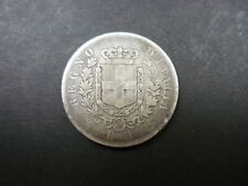 Regno lira 1862t usato  Napoli