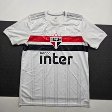 Camisa de futebol Adidas SPFC São Paulo branca 2022 Banco Inter tamanho G comprar usado  Enviando para Brazil