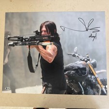 Usado, Norman Reedus assinado The Walking Dead Daryl 16x20 foto D autógrafo BAS CERTIFICADO DE AUTENTICIDADE comprar usado  Enviando para Brazil